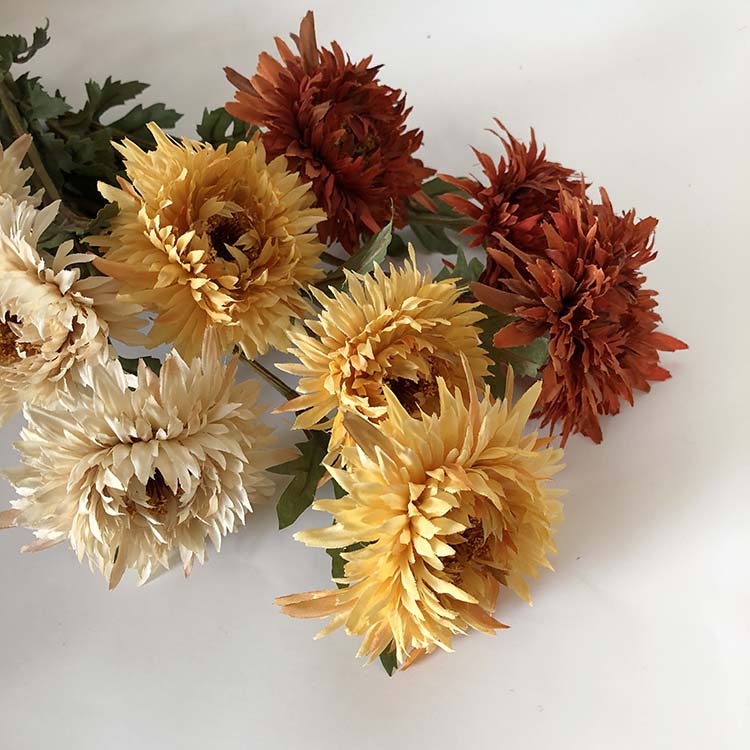 PIUDA 피우다바스락 가을 국화 조화 분위기있는 꽃