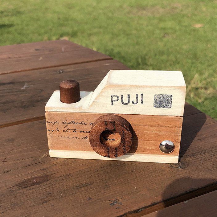 PIUDA 피우다따뜻한 우드 카메라 모형